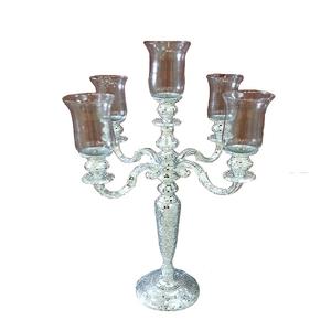 Candélabre pour la décoration de mariage et de fête d'anniversaire, support de bougie, décoration de table, mini lanterne, porte-bougie - Product Image 2