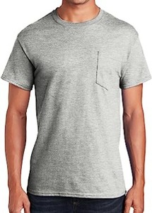 T-shirt ultra en coton pour homme et adulte avec poche T-shirt 100% coton à quantité minimale de commande basse livraison rapide directement de l'usine - Product Image 6