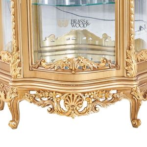 ตู้โชว์กระจกแกะสลักลายทองหรูหรา - Product Image 4
