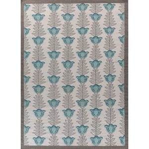 พรมขนสัตว์ทำมือ Orenda สีเทา-ดำ ลายดอกไม้ ทอแบบเรียบ รูปทรงสี่เหลี่ยมผืนผ้า สำหรับห้องโถง ห้องนอน ข้างเตียง รุ่น ADWL-13207 สำหรับบ้านวัยรุ่น - Product Image 1