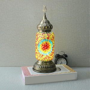 Phong cách cổ điển mouzaik bảng đèn khảm thủy tinh trang trí chiếu sáng OEM ODM nhà máy bán buôn - Product Image 2