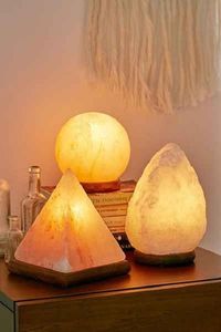 Handcrafted Pyramid Himalayan Pink Salt <b>Lamp</b>-Luxury <b>Wooden</b> <b>Base</b> | Natural Home Decor & Wellness Gift - Product Image 3