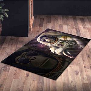 Alfombra de Mono Astronauta: Alfombra Antideslizante, Alfombra Estampada, Alfombra de Chenilla - Product Image 1