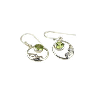 925 Sterling Silver <b>Peridot</b> Gemstone <b>Earrings</b> Jewelry Handmade Silver Boho Style <b>Earrings</b> Jewelry for Women Wedding Gift Wife - Product Image 1