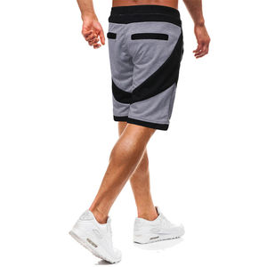 Pantalones cortos de gimnasio de Color personalizado para hombre, pantalones cortos de entrenamiento cruzado para levantamiento de pesas para culturismo, tela de malla de tamaño 6XL - Product Image 3