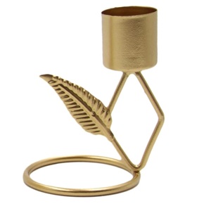 Bougeoir décoratif en métal de luxe moderne élégamment conçu pour les événements formels mariage église automne vacances et décoration intérieure - Product Image 5
