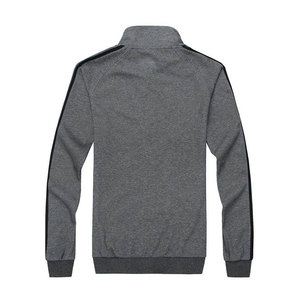 Survêtement d'hiver en polyester/coton à manches longues pour hommes, nouveau design, décontracté, motif uni, grande taille, respirant et léger - Product Image 2