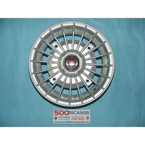 Jantes en alliage FIAT 500 EPOCA (126 1ère Série) 4 SILVER GRIFO RUOTE 4,5x12'' pour voiture de tourisme avec LOGO ABARTHLOGO FIAT 4x190 Attac - Product Image 1