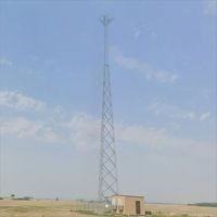 Torre de Comunicación Autoportante de Acero Angular de Tres Patas con Escalera de Acceso, Galvanizada en Caliente, Estándar Filipino, 4G 5G