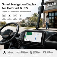 Pantalla de Navegación GPS Impermeable Personalizada para Vehículos Turísticos Eléctricos, Carritos de Golf, Vehículos de Resort, OEM ODM