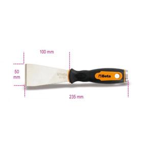 Racloir à mastic plat BETA - Product Image 1