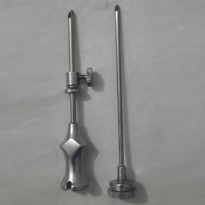 Aiguille à moelle osseuse en acier inoxydable, aiguille fine orthopédique, instrument chirurgical manuel pour test osseux, haute qualité 2026 - Product Image 1
