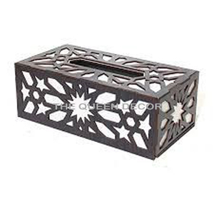 Boîte de rangement de mouchoirs en acier et en aluminium couleur or pour la vente en gros de boîtes à mouchoirs pour les hôtels et les restaurants de mariage - Product Image 5