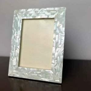 Mother of <b>pearl</b> <b>photo</b> <b>frame</b> handmade luxury decorative picture display for elegant home interior decor - Product Image 1