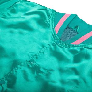 Custom Satin Varsity Jacket OEM ligero bombardero chaqueta de béisbol para hombres mujeres Unisex con la marca para los pedidos del grupo - Product Image 4