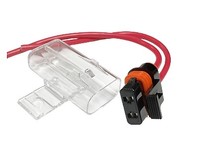 Portafusibles de línea KUOYUH Serie 707, interruptores de circuito de cuchilla mini ATM/ATC/ATO para uso automotriz e industrial, 30 amperios máx., resistente al agua, de plástico.