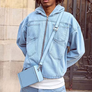 Sudadera con Capucha Rasgada Estilo Urbano para Hombre, Sudadera con Capucha de Doble Capa a la Moda - Product Image 2