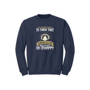 Sweat-shirt en mélange de coton avec des thèmes de bouddha imprimés Style décontracté 12 options de couleur 260-280 Placement de conception personnalisable GSM lourd - Product Image 5