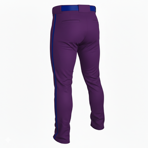 Pantalons de baseball personnalisés de nouvelle conception de haute qualité, vêtements de sport respirants en polyester avec pantalons de baseball rayés de grande taille - Product Image 4