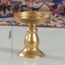 Diseño maravilloso, soportes redondos de metal para pasteles de dos niveles, mango de diseño de hoja de metal, soporte decorativo de lujo para pasteles - Product Image 6