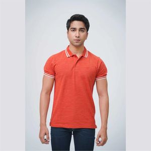 เสื้อโปโลแขนสั้นสำหรับผู้ชายผ้าโพลีเอสเตอร์ผ้าคอตตอนพิมพ์ลายกอล์ฟแห้งเร็วระบายอากาศได้ดี - Product Image 2