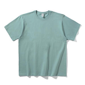 T-shirt à manches courtes à col rond, tissage sans couture et tubulaire, épaules tombantes, poids lourd 260g, conception de logo personnalisée OEM - Product Image 5