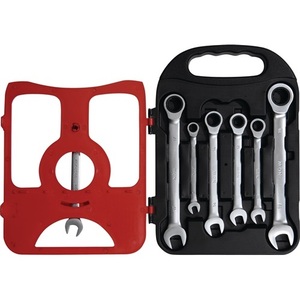 Juego de llaves de trinquete de boca abierta de 7 piezas, 8-19 mm, rectas ¡AHORA! - Product Image 3