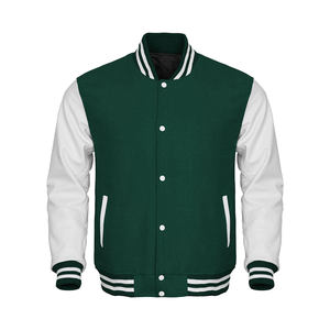 Veste Letterman personnalisée Varsity veste brodée pour hommes manches longues Letterman veste Varsity Baseball veste Style Vintage Streetwear - Product Image 3