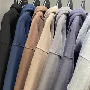 H5518 sudaderas con capucha fabricante personalizado bordado impresión 360 Gsm polar forrado sudaderas con capucha Unisex de gran tamañoDDP envío - Product Image 3