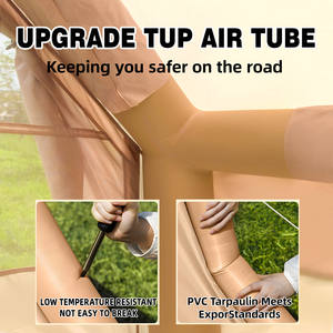 Tente de camping gonflable imperméable de haute qualité, résistante au vent et chaude, avec fonction anti-moustiques - Product Image 4