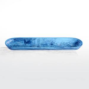 Juego de Dos Piezas de Lujo para Decoración de Mesa de Comedor y Servir Frutos Secos o Dulces, Tazón y Bandeja de Resina Brillante Hechos a Mano - Product Image 3