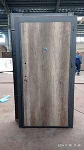 ABSDOOR SPLINE Premium Acier Bois Texturé Design Meilleure Qualité Finition Appartement Entrée Villa Intérieur Sécurité Inspiré Nature - Product Image 4