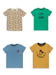 Hot New Boys Camiseta informal Pequeño diseño de dibujos animados Manga corta Cuello redondo Tops de verano Camiseta Ropa - Product Image 5