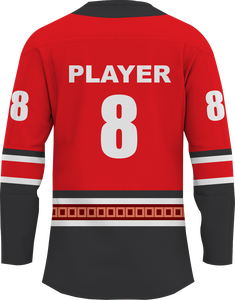 Maillot de Hockey sur glace personnalisé de haute qualité Dernière impression par sublimation Vêtements de Hockey Slim Fit à séchage rapide - Product Image 3