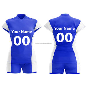 Süblimasyon voleybol özel baskılı logo üniforma spor % 100% polyester çabuk kuruyan voleybol forması - Product Image 6