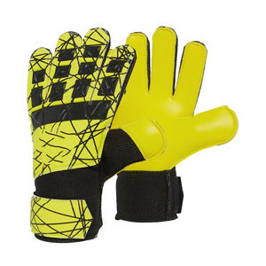 <b>Top</b> New Professional Quality Sports <b>Latex</b> Goalkeeper Gloves with Popular Sublimated Design for Outdoor Use - Product Image 1