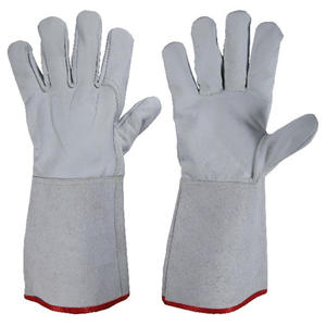 Prix bon marché gant de barbecue résistant à la chaleur gants de soudage en cuir - Product Image 1