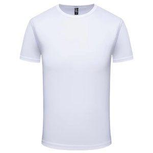 Ropa a granel Camiseta de secado rápido de verano Logotipo personalizado Transpirable Deportes Top Bordado Logotipo personalizado Camiseta de actividad del equipo - Product Image 2