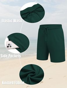 <b>Men's</b> Summer Casual Hawaiian Print <b>Beach</b> <b>Shirt</b> and Shorts Set Breathable Short Sleeve Two-Piece Outfit - Product Image 6