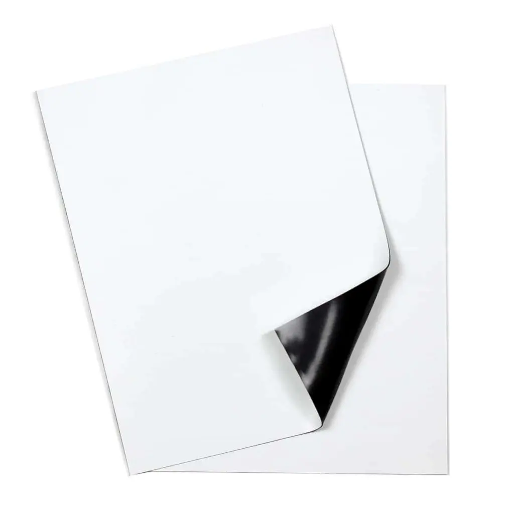 12x12 inci kerajinan DIY fleksibel kertas magnetik kupas dan tempel lembaran Magnet perekat diri untuk gambar dan Foto