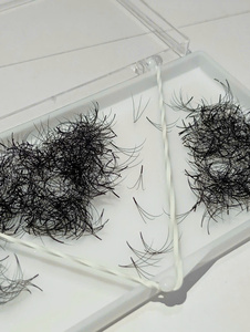 4D Bán Buôn Cao Cấp Nhung Hàn Quốc Pbt Cashmere Cá Nhân Lông Mi Mở Rộng 0.15Mm Khối Lượng Tự Nhiên Lash Hình Elip Màu Lông Mi - Product Image 3