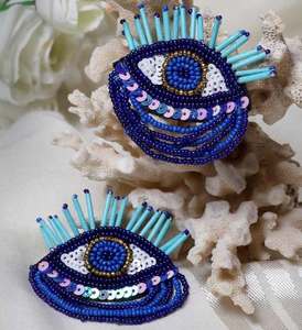 Boucles d'oreilles personnalisées multi-perles et paillettes pour femmes, bijoux de fête festifs au meilleur prix - Product Image 1