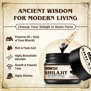 Extracto Herbal de Shilajit de Grado Alimenticio Premium, Resina Natural Cruda en Envase de Vidrio y Botella por FIT - Product Image 4