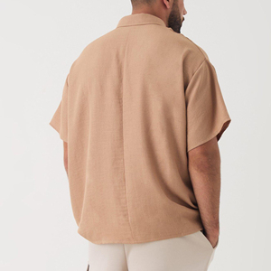 Top Venta de verano artículo Polo camiseta para hombres quater cremallera 100% algodón manga corta logotipo impreso personalizado Polo suelto para hombres - Product Image 6