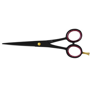 Ciseaux de coiffeur professionnels allemands en acier inoxydable droitier 30 dents poignée moyenne pansement en caoutchouc pointu léger - Product Image 2