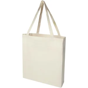 Sac fourre-tout en coton recyclé Madras, produit promotionnel durable pour le merchandising - Product Image 6