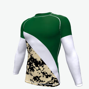 Custom Sublimation Blank Wholesale Rash Guards Manufacturer Long Sleeve <b>Mens</b> Rash Guard <b>For</b> Surfing <b>Swimming</b> And Sports - Product Image 2