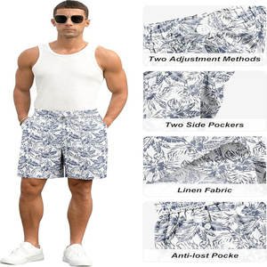 Pantalones Cortos de Playa Personalizados por Sublimación, 100% Algodón y Poliéster, Casuales para Hombre, Corte Holgado, Secado Rápido, Ecológicos para el Verano - Product Image 6