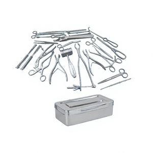 ชุดเครื่องมือผ่าตัดการบาดเจ็บที่กระดูกสแตนเลสเกรด A + - Product Image 1