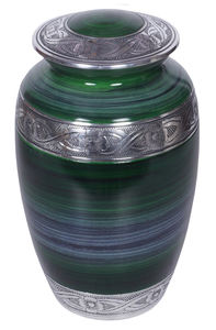 Urne en métal unique Urne funéraire de haute qualité Fournitures funéraires classiques pour cendres adultes finies - Product Image 6